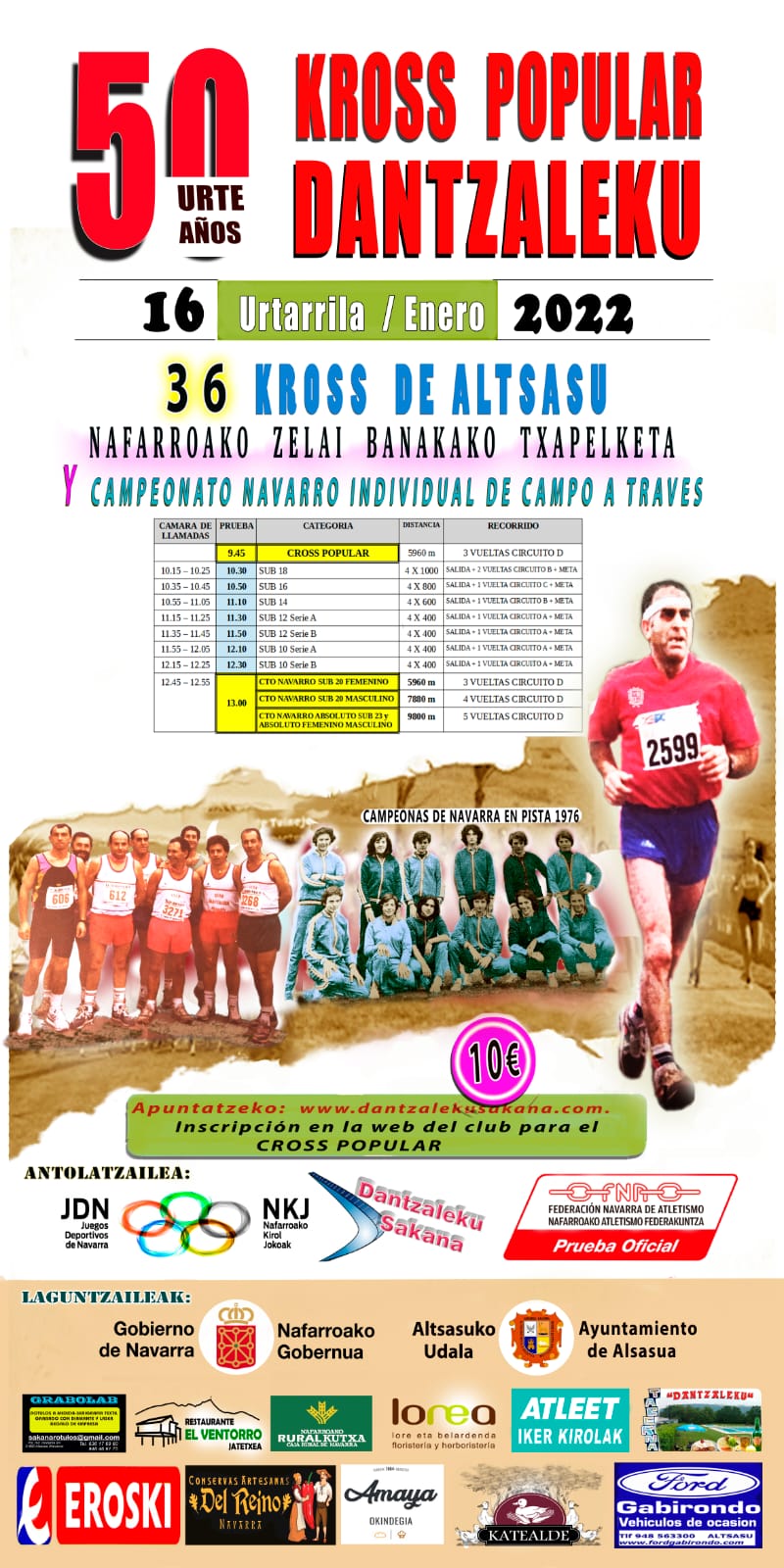 Campeonato Navarro de Campo a Trav&eacute;s Individual